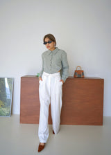fold-over highrise trousers
