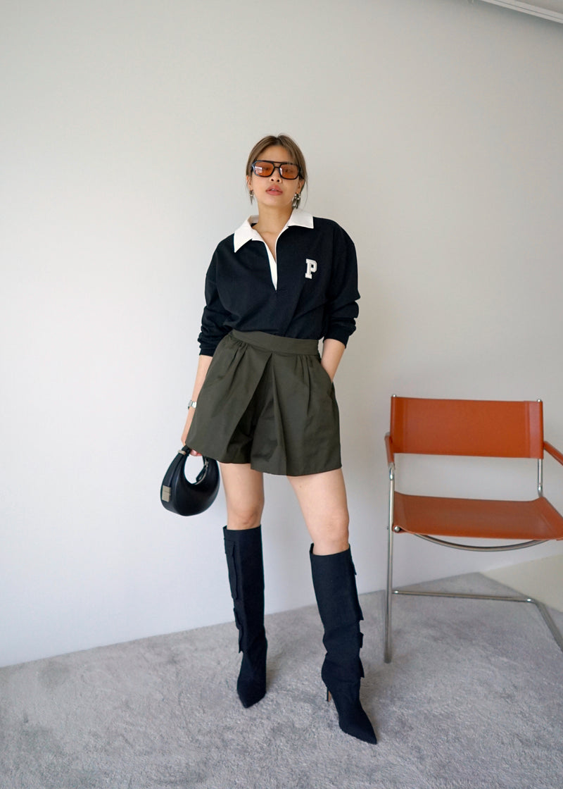 wide leg shorts